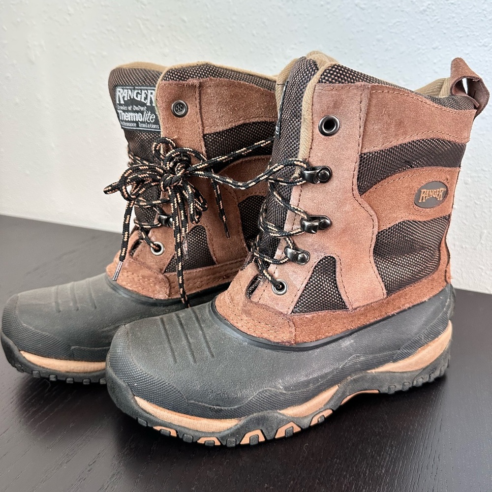 Ranger Brown and Black Winter Boots